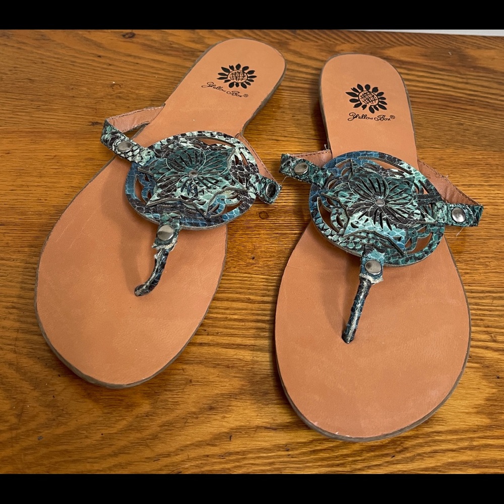Yellow box Thong Sandal